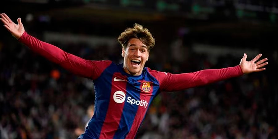 Un gol del juvenil Marc Guiu vale los 3 puntos para el Barça (1-0)